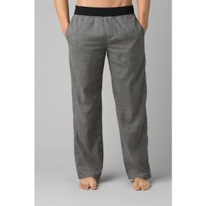 prAna Men's Dark Gray Vaha Drawstring Relaxed Fit Yoga Track Pants Size M